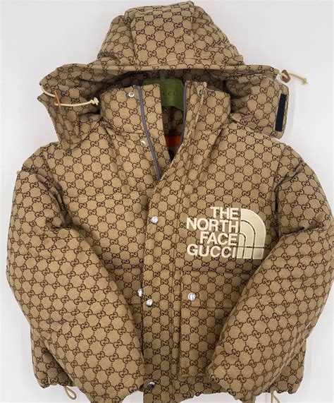 gucci x the north face gg puffer jacket|north face x gucci coat.